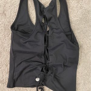 Athletic lace up back top. Threads 4 thought, size large.